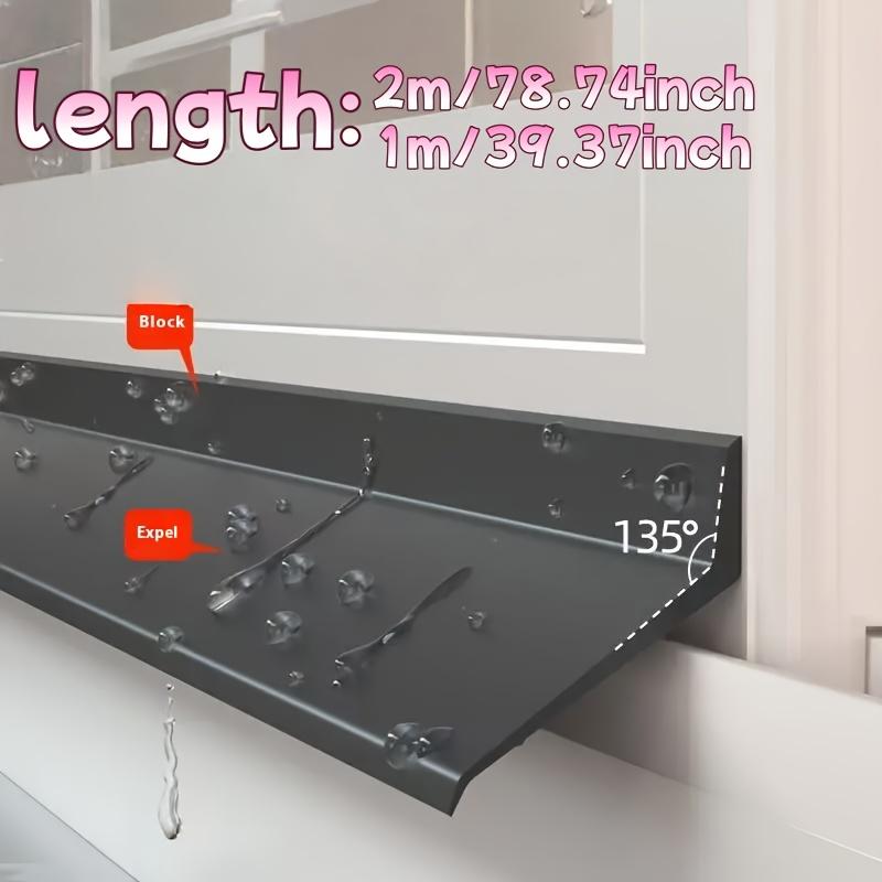 Self-Adhesive Rubber Window Sealing Strip, 78.74 Inch/2m or 39.37 Inch/1m, for Sliding Doors and Balconies, Wind, Noise and Rain Barrier