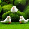 Cartoon Little White Dove Micro Landscape Succulent Plants DIY Horticultural Resin Crafts Ornament