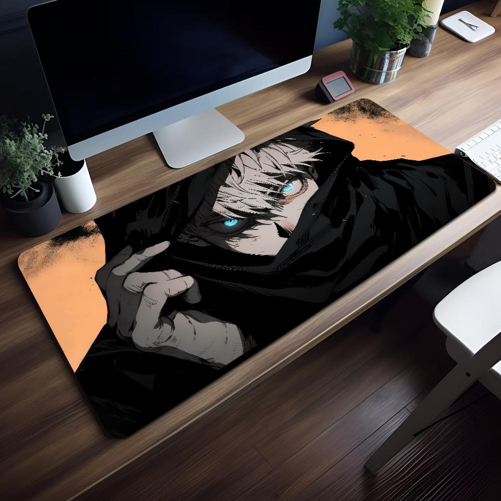 J-Jujutsu K-Kaisen Крушный Коврик для Мыши Нескользящий Утолщенный Большой Замок по Краю для Письма Офисный Студенческий Игровой Подушка MousePad