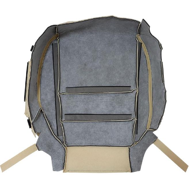 Нижняя сменная кожаная обивка сиденья со стороны водителя, бежевая, совместимая с Acura MDX 2007 2008 2009 2010 2011 2012