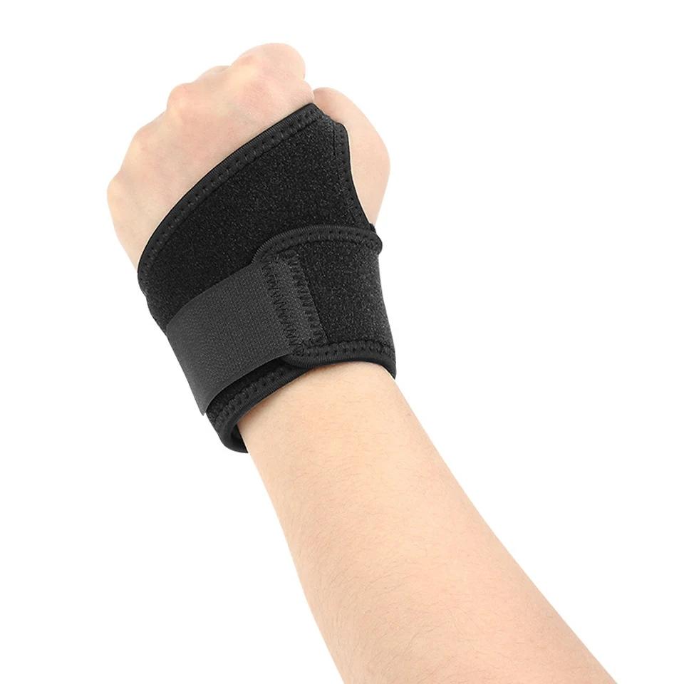 1Pcs Gym Wrist Band Sports Adjustable Wrist Brace Wrist Support Splint Fractures Carpal Tunnel Fitness Wristbands Men