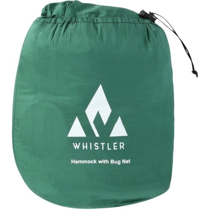 Hamac avec moustiquaire - WHISTLER outdoor Tongass - Nylon et polyester - Léger et confortable