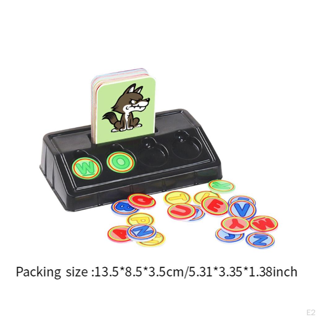 Игра на распознавание букв Развивающие игрушки Алфавит Правописание Веселое изучение букв Сопоставление