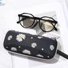 Vintage Glasses Holder Waterproof EVA Zipper Glasses Box Fresh Daisy Large Capacity Eyeglasses Case