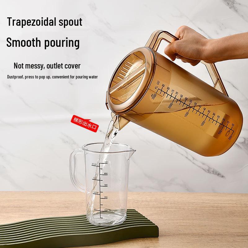 Пластиковый кувшин для холодной воды большой емкости, устойчивый к высоким температурам, для молочного чая, соков и кейтеринга