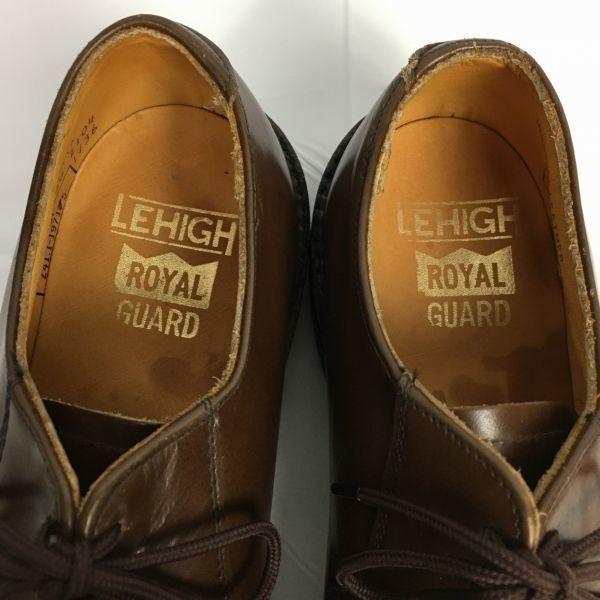 Редкие винтажные туфли безопасности LEHIGH ANSI Z41.1-1971 75 со стальным подноском и гладким носком, коричневые, размер 7.5D 25.0-25.5(ИСПОЛЬЗОВАЛ)