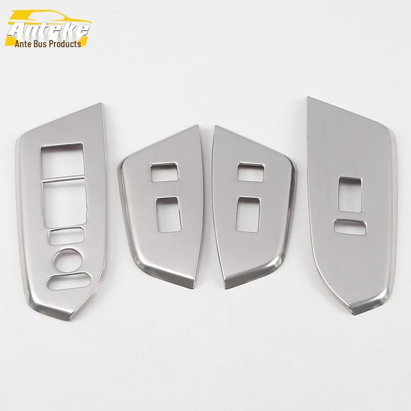 Decorative Glass Lift Frame for 17 CRV Door Armrest with Bright Button