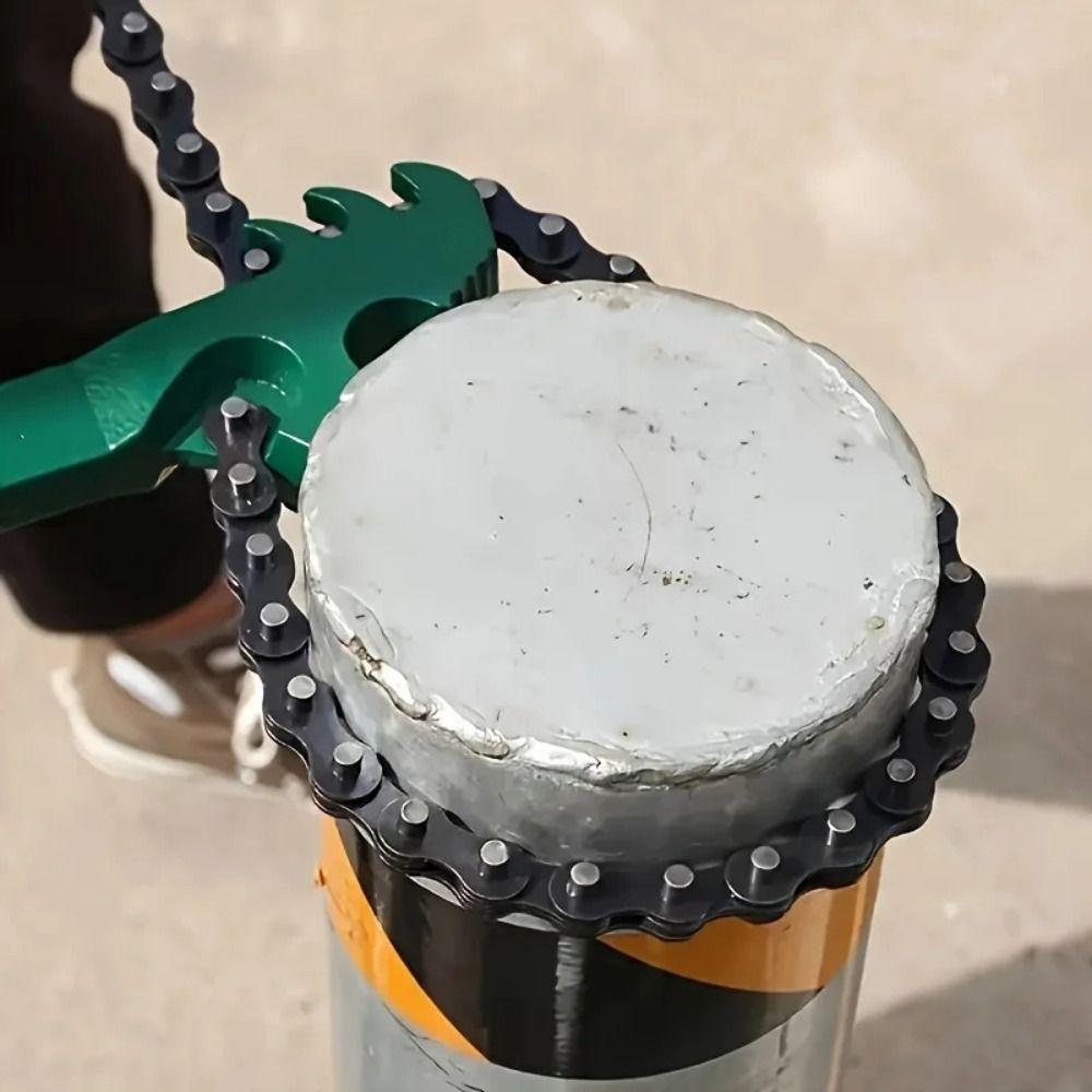 Нескользящий цепной ключ для фильтра Стальная конструкция Ключ для фитингов труб Сантехнические применения