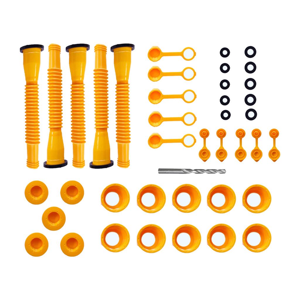 3-5 шт. Шестигранная гайка-заглушка, противоскользящая винтовая крышка, набор для масляной бочки, бака мочевины, защита резьбовой трубы, 20x39 см, пластик