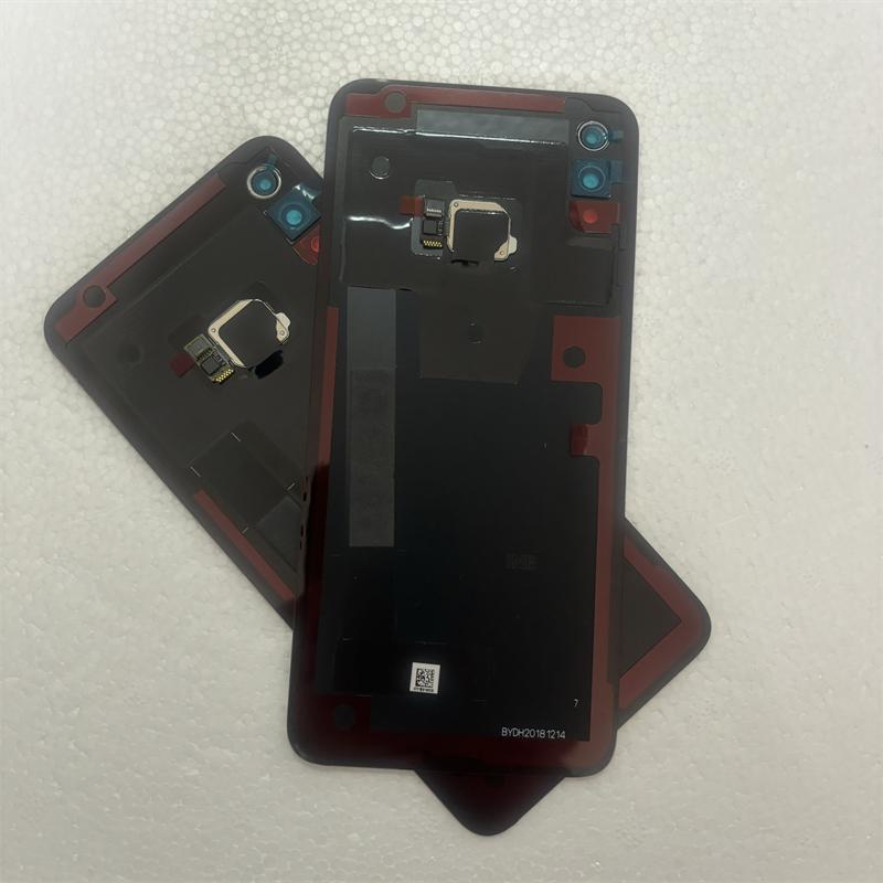 Новая задняя крышка аккумулятора для Huawei Nova 3i INE-AL00 Стеклянная панель Корпус Крышка аккумулятора Задняя с объективом камеры + Отпечатком пальца