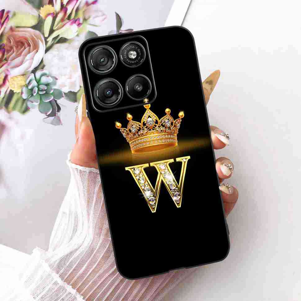 Для Motorola Moto G67 Чехол-аккумулятор Пара 26 Букв Чехол Мягкий Силиконовый Чехлы для Телефона Для Moto G 67 G67 Power Бампер