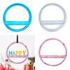 Round Door Sign Silicone Mold Sturdy Silicone Round Door Tag Molding Tool for Crafty Homeowners and Hobbyists