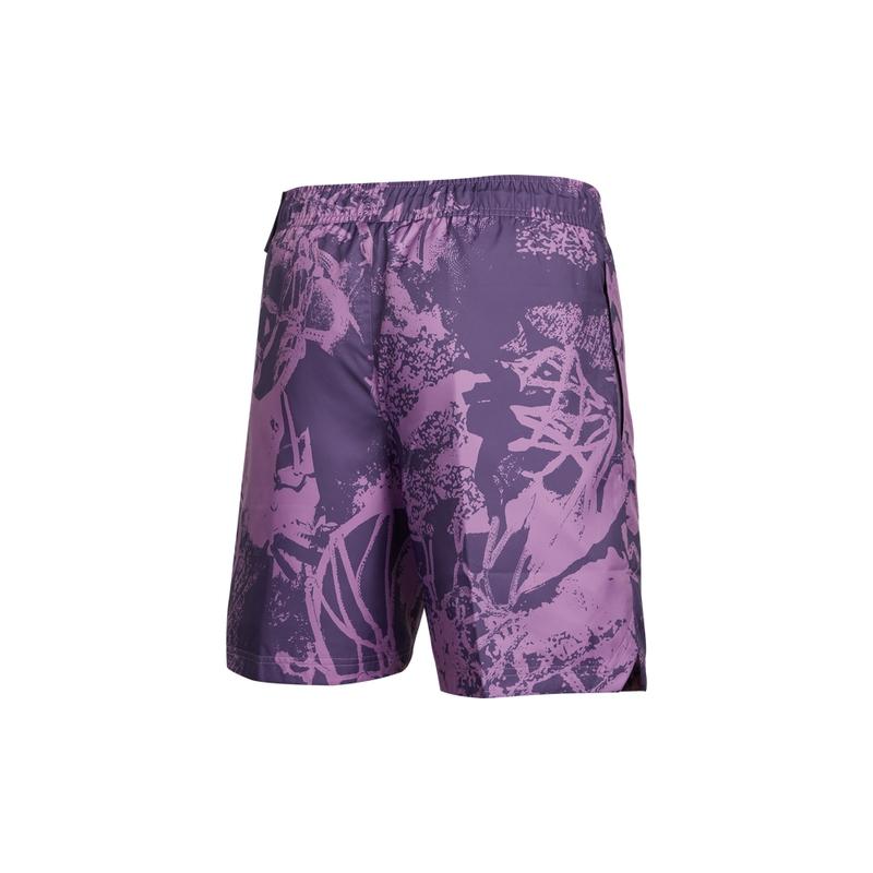 Jordan Flight Printed Basketball Shorts with Drawstring Men Bottoms Purple CZ4750-591