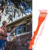 1Pcs Gutter Rake From Ground Gutter Cleaning Tools Rotatable Handle Small Rake Rain Gutter Cleaning Tool For Roofs Gutters