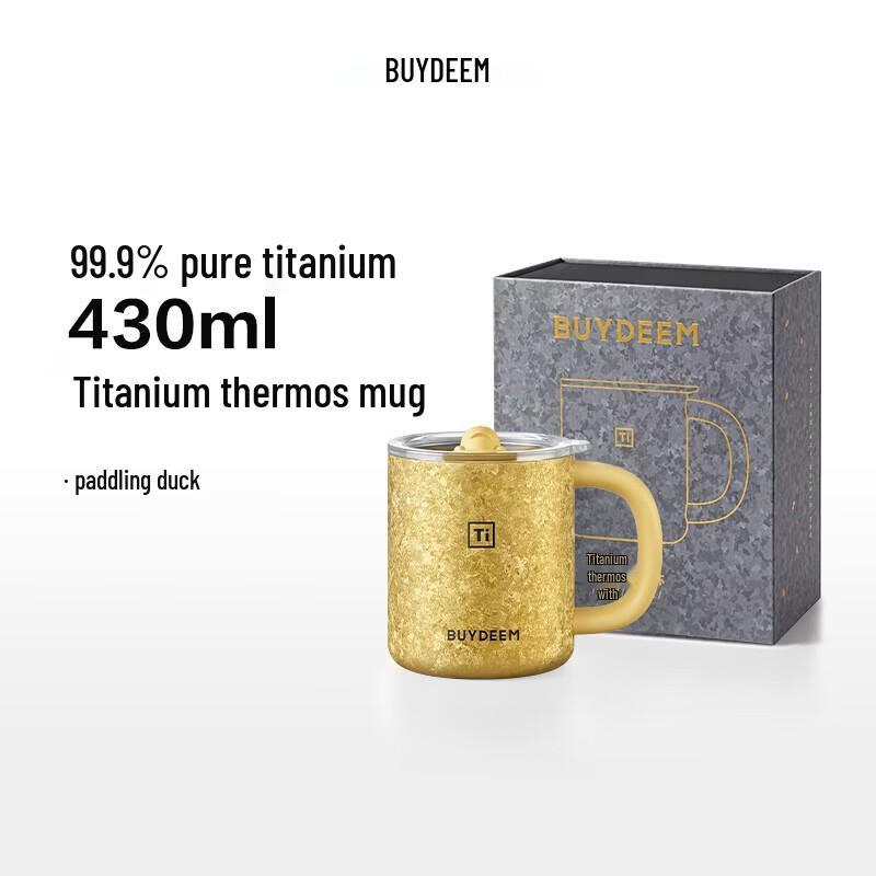 Изолированная кружка Buydeem из 99% чистого титана