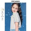 Короткая футболка для девочек MiniPeace