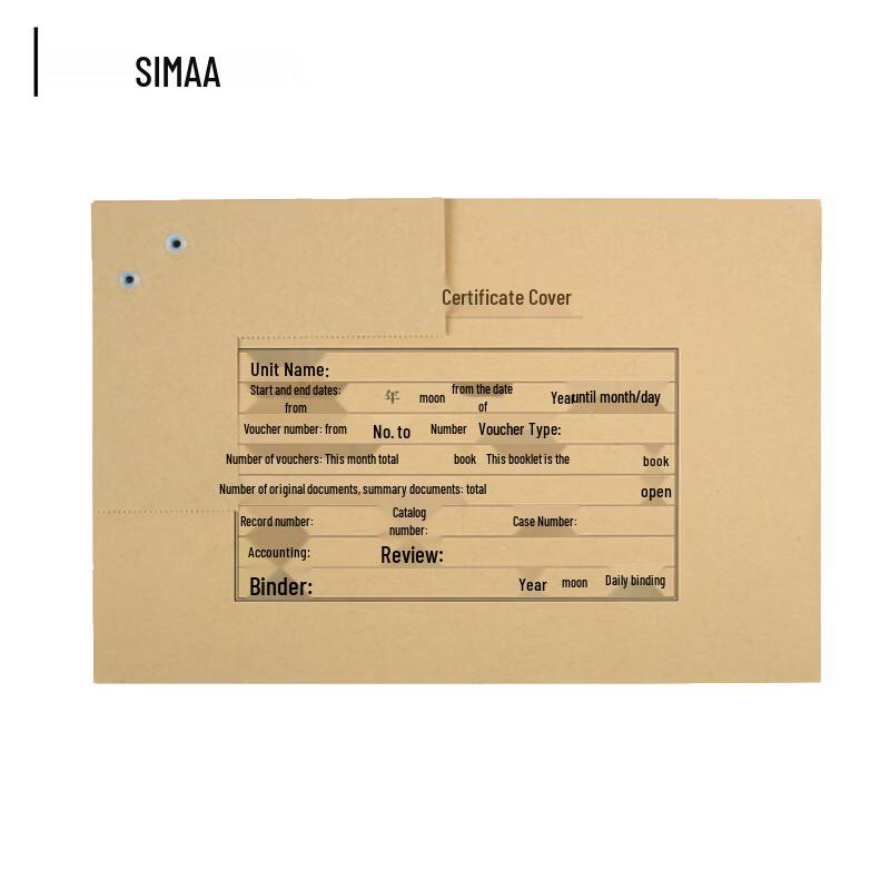 Xima A4 Landscape Voucher Cover with Corner Protectors