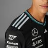 Adidas X Mercedes-Amg Коллаборация Aeroready Ss25 Команда Формулы 1 Petronas F1 Повседневная Приталенная Удобная Футболка с Длинным Рукавом для Гонок JW5359