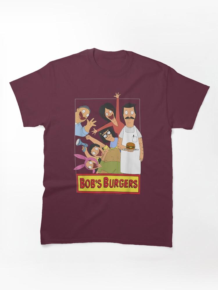 Bob's Burgers Bob's Burgers Family Shot & Teddy Logo Classic Unisex T-Shirt