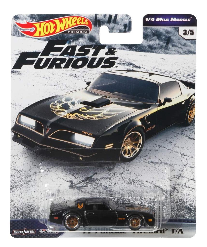 Hot Wheels Fast Furious Premium Assortment 77 Pontiac Firebird & [GBW88] T/A