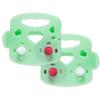 Hi-Bee Akayu Silicone Teethering Set of 2, Green, 2 Pieces, Korean Baby Products