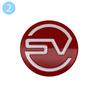 1Pcs Metal SV Car B-pillar Rear Trunk Emblem Badge Decorative Stickers For Range HSE DEF Rover Evoque Velar Discovery
