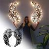 Metal Angel  Wall Decor, Angel  Wall Sculpture Art Indoor Outdoor Wall Hanging For Home Bedroom Living Room Garden Office