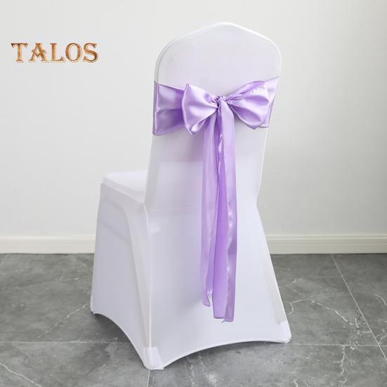 10 шт. чехлов на спинки стульев, атласные чехлы на стулья, большой бант, декор для праздников, свадеб, банкетов, подвязки для стульев для столовой