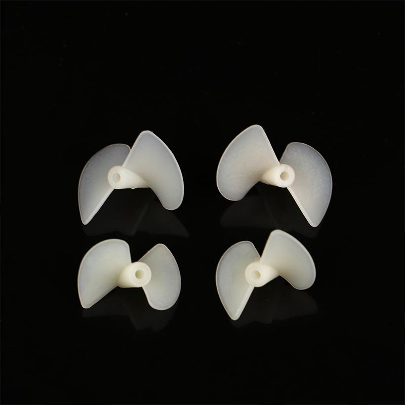 2 пары D22Mm/26Mm Cw/Ccw электрические нейлоновые винты для винтов Diy белые двухлепестковые винты для моделей радиоуправляемых лодок вал 2 мм