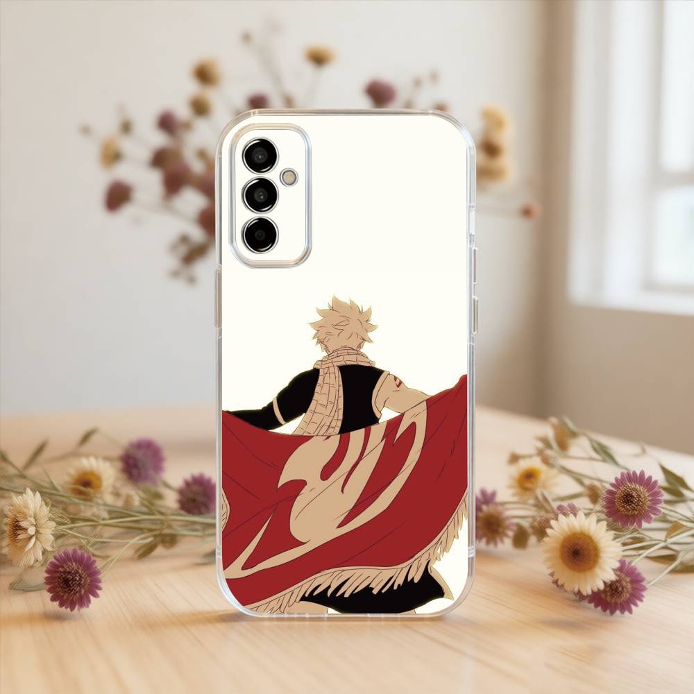 Чехол для телефона Fairy Tail Нацу Драгнил для Samsung A10, 12, 20, 21S, 30, 31, 40, 50, 51, 52, 70, 71 Прозрачный чехол