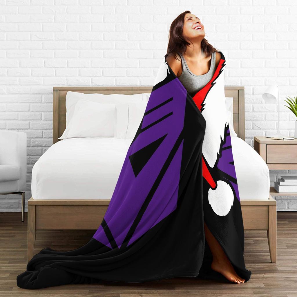 T-Transformers Christmas Autobots Santa Hat Warm Soft Plush Flannel Throw Blanket For Kids Couch Chair Sofa Bed Bedspread Cover