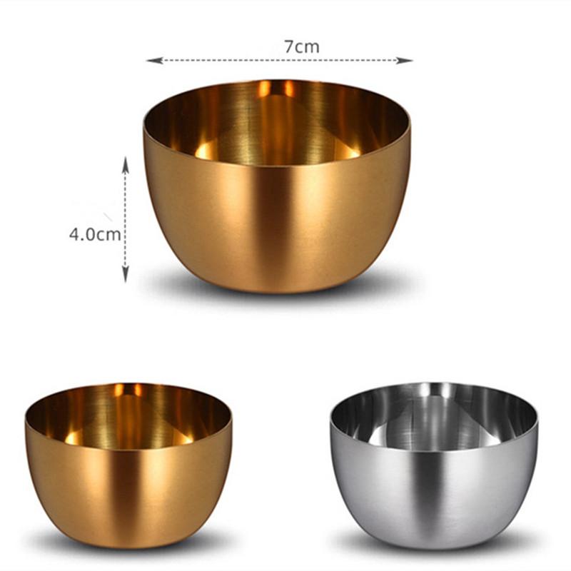 Чашка для соуса из нержавеющей стали, корейские блюда для специй, пищевые чипсы, контейнер для заправки салата, кухонная утварь для ресторана