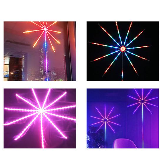 Светодиодная лента RGB с поддержкой Wi-Fi и Bluetooth, интеллектуальная светодиодная подсветка, синхронизация музыки, дистанционное управление, рождественские украшения, огни