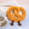 Croissant Plush Toy Stuffed Simulation Bread Plushies Soft Food Pillow Cushion Stress