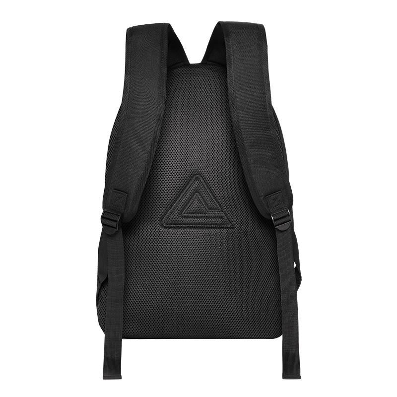 Peak Solid Color Fresh High-Value Multi-Compartment Polyester Backpack Unisex Backpack Cool-Black Beige Light-Pink PKBBYH53212