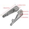 Для мотоцикла Kawasaki Ninja Мотокросс Передние подножки Педали ZX6R ZX636 ZX9R ZX10R Z1000 Z800 ZR800 Питбайк