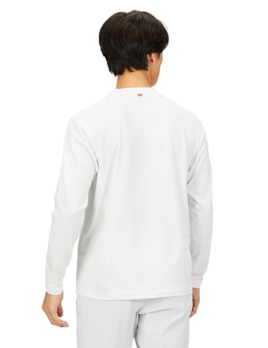 Ping Apparel Men's Long Sleeve Crew Neck Shirt [AddElm Series] (ADD.03 Technology) / Golf Undershirt / 621-3266803 030_White, Size S