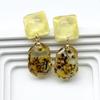 Natural Dried Flower Earrings: 925 Sterling Silver Dangles with Preserved Floral Specimens
