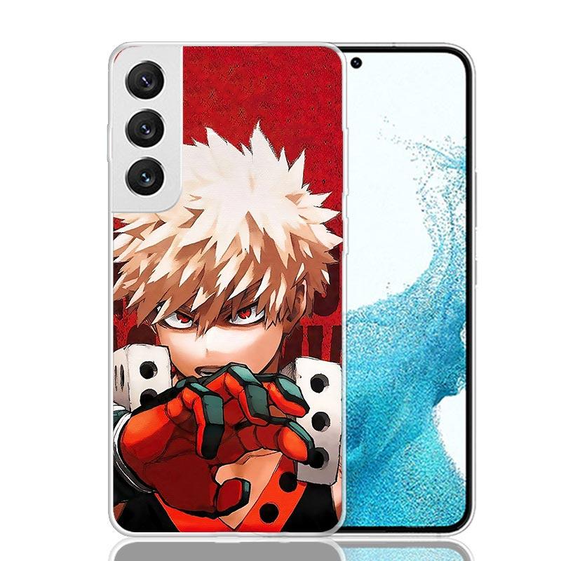 Бактего Кацуки MHA Мой герой Чехол для телефона для Samsung Galaxy S26 S25 Edge S24 S23 FE S22 Ultra S21 Plus S20 + Fundas Cover Coque Ga