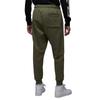 Флисовые удобные мягкие дышащие длинные брюки средней посадки трикотажные спортивные брюки мужские низы оливково-зеленого цвета HQ4646-222