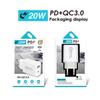 FONKEN USB 20 Вт PD зарядное устройство типа C адаптер QC3.0 британская вилка быстрая зарядка для телефона дорожное настенное быстрое зарядное устройство