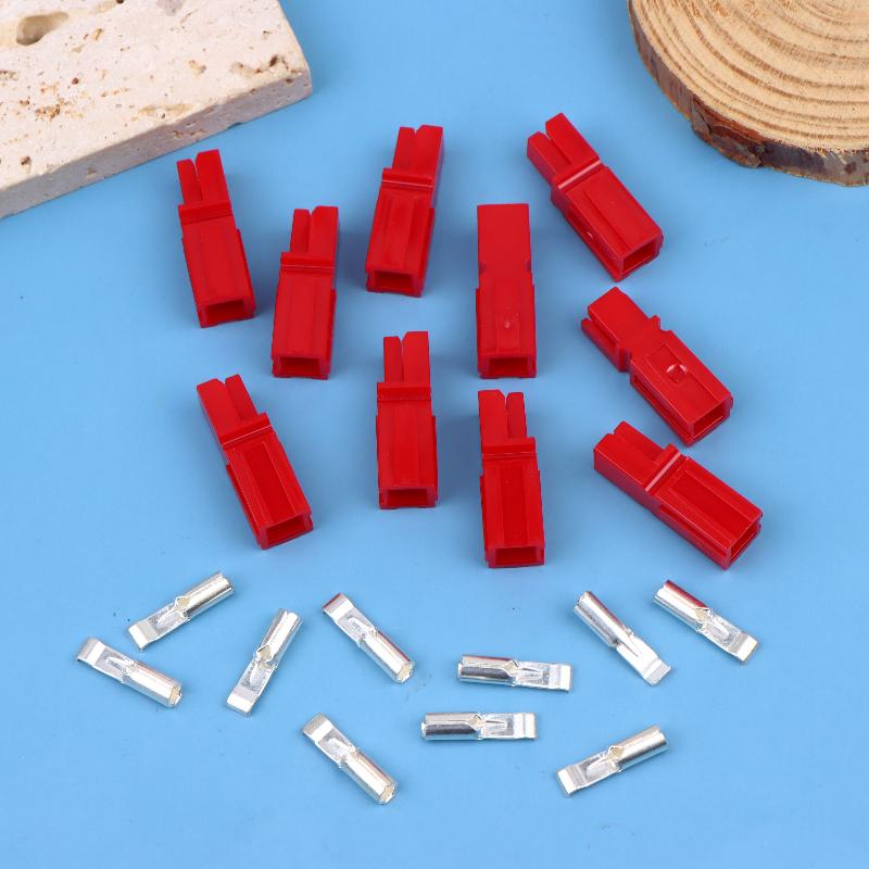 10Pcs Plug Terminals 30A Amp 600V Power Marine Connector Type Single Pole Battery Connector High Current Quick Plug