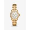 Мини-часы Everest Pavé с золотистым покрытием MK7363