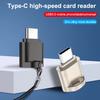 Type-C Tf Мобильный кардридер из цинкового сплава USB 3.1 Type-C для ноутбука Многофункциональный Otg кардридер