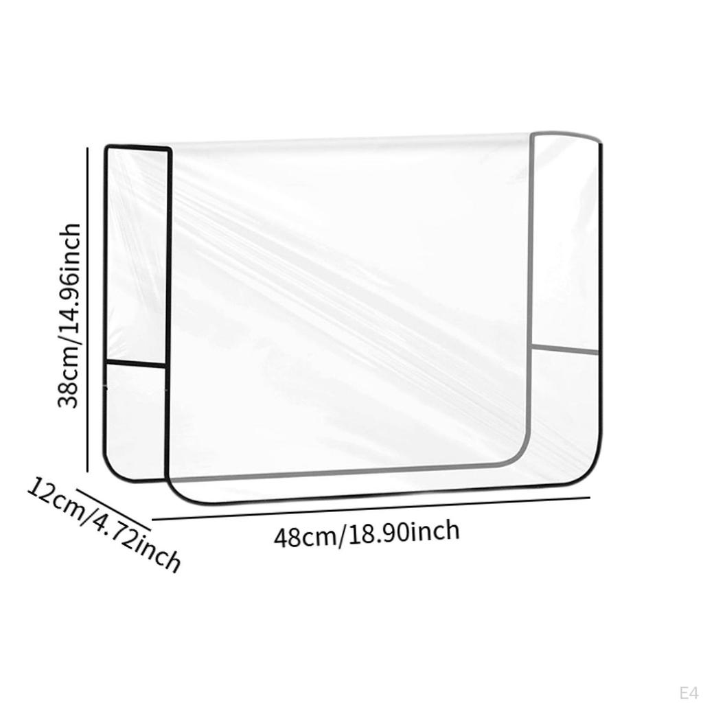 Чехол на спинку парикмахерского кресла прозрачный и водонепроницаемый для офиса салона