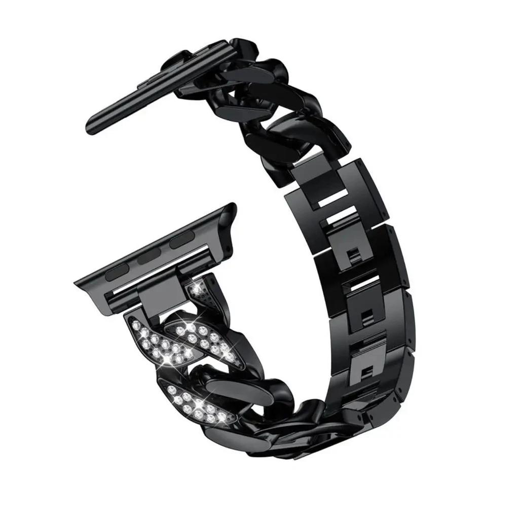 Классический ремешок для Apple Watch Band Ultra 2 49 мм 45 мм 41 мм 42 мм 38 мм 40 мм 44 мм браслет Corre iWatch series 9 8 7 6 5 4 se Diamond Strap