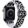 Плетеный нейлоновый эластичный ремешок для Apple Watch с регулируемой пряжкой-слайдером