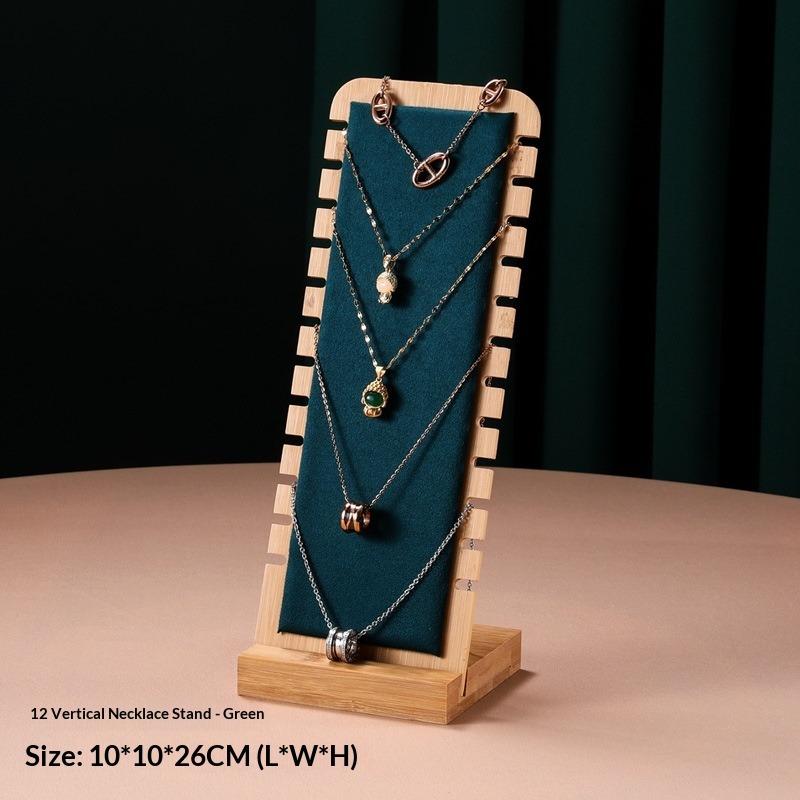 Simple Necklace Display Stand Jewelry Props Necklace Hanger Pendant Jewelry Display Stand Solid Wood Jewelry Stand