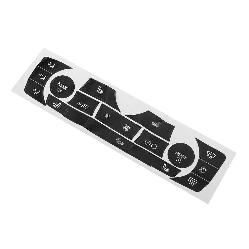 Decal Auto Car Button Sticker AC Climate Control Replacement Repair Kit