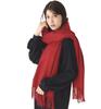 Filomo Cashmere from 16 Colors for Christmas Gifts or 100% Stole/Scarf, Large, Women's [Choose Yourself] (Red)